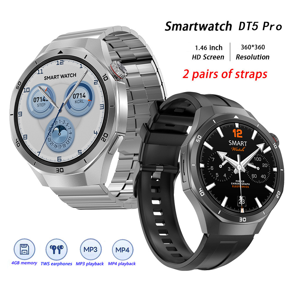 Italian Jewelry Watches - Reloj inteligente DT5 Pro para hombres