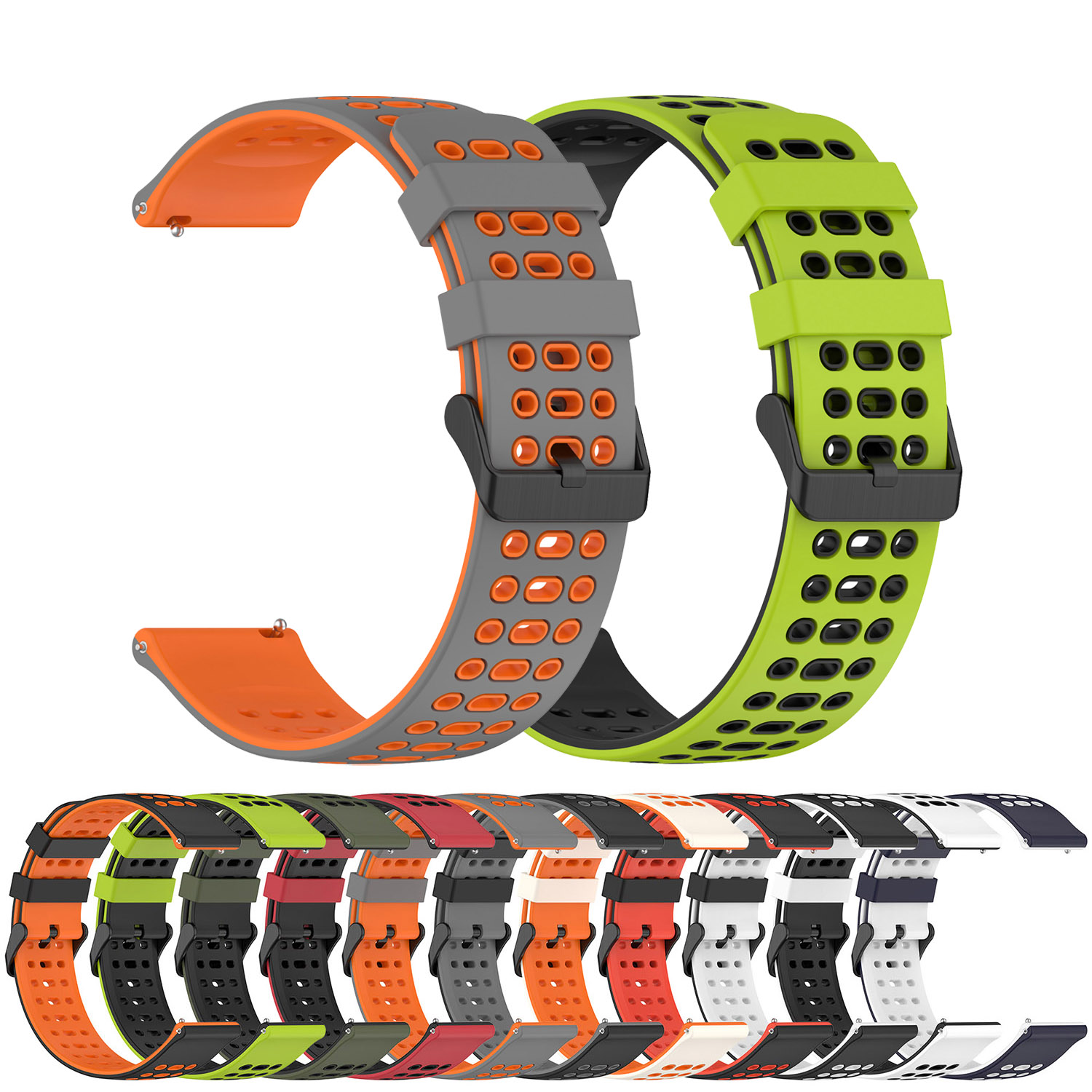 A1 Watches & Jewelry New York Photos - Correa deportiva de silicona de 22mm