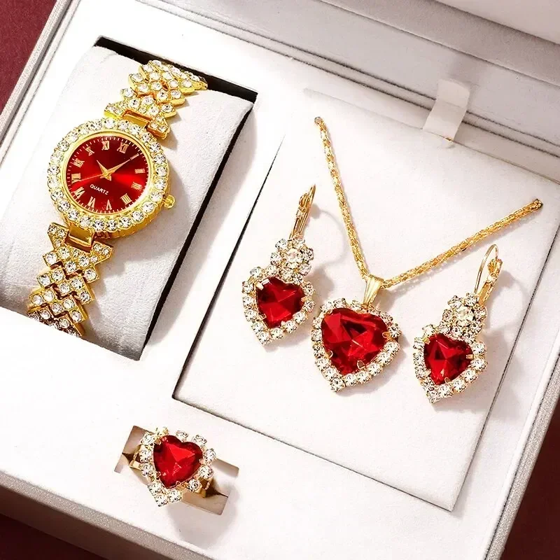 Jewelry Watch Making - Reloj de lujo dorado para mujer,