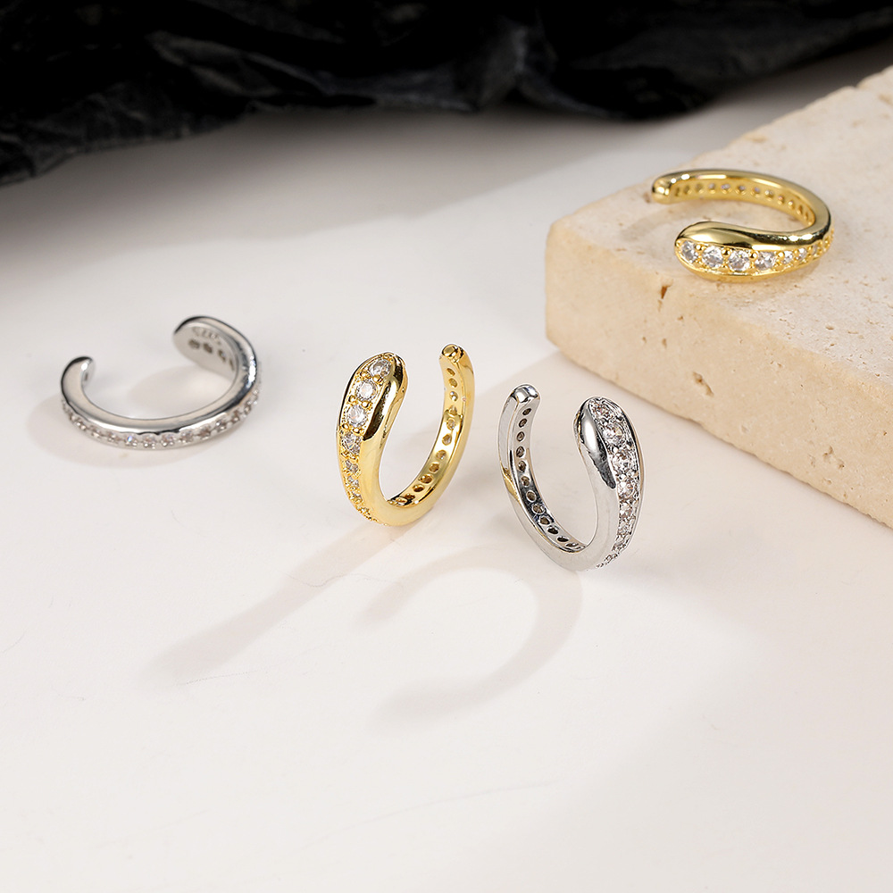 Ear Cuff No Piercing - Pendientes de plata de ley 925