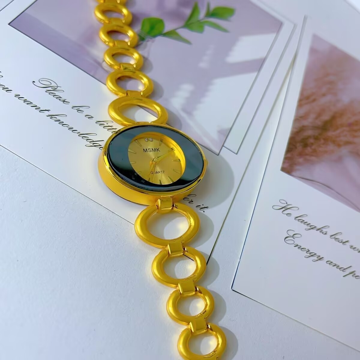 Jewelry Watches & Accessories - Nuevo reloj americano chapado en oro