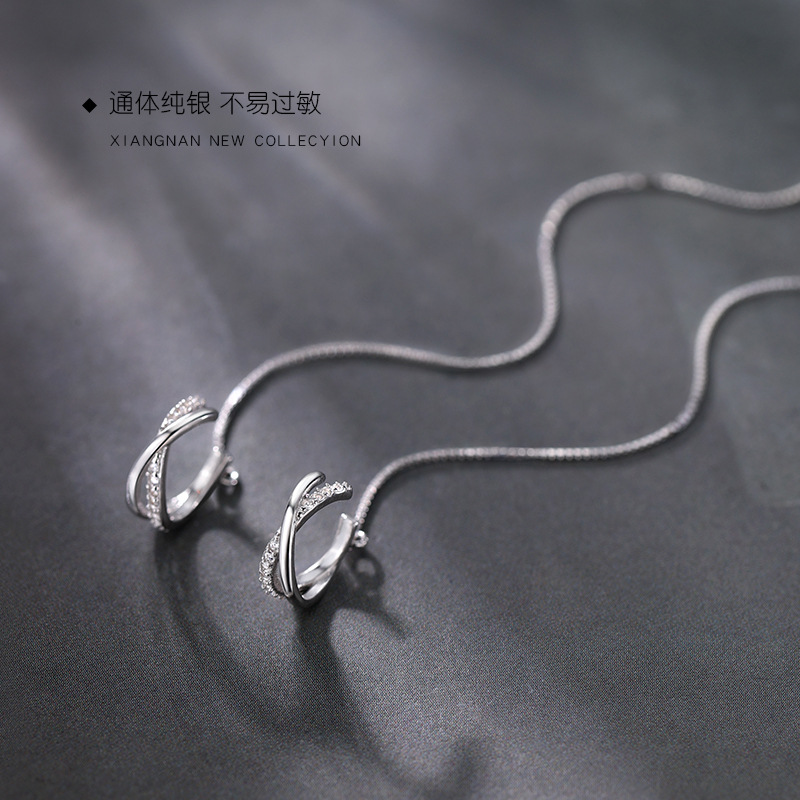 Pendientes de clip de doble ca - Ear Cuff No Piercing reseña y precio