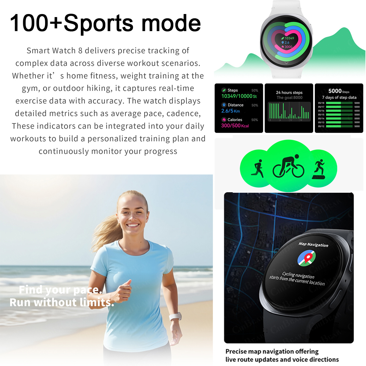 Reloj Inteligente 2026 con GPS - Italian Jewelry Watches reseña y precio
