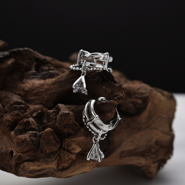 F.I.N.S-pendientes coreanos de - Ear Cuff No Piercing reseña y precio