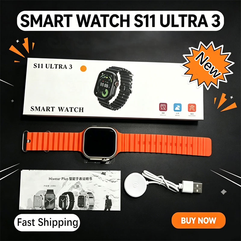 Reloj inteligente S11 Ultra 3  - Italian Jewelry Watches reseña y precio