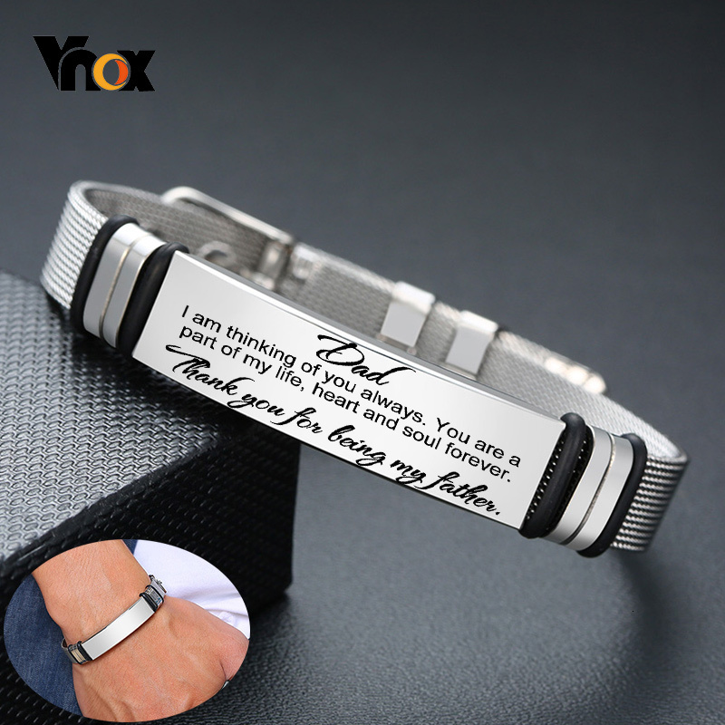 Vnox-pulsera de acero inoxidab - Jewelry Watches Men reseña y precio