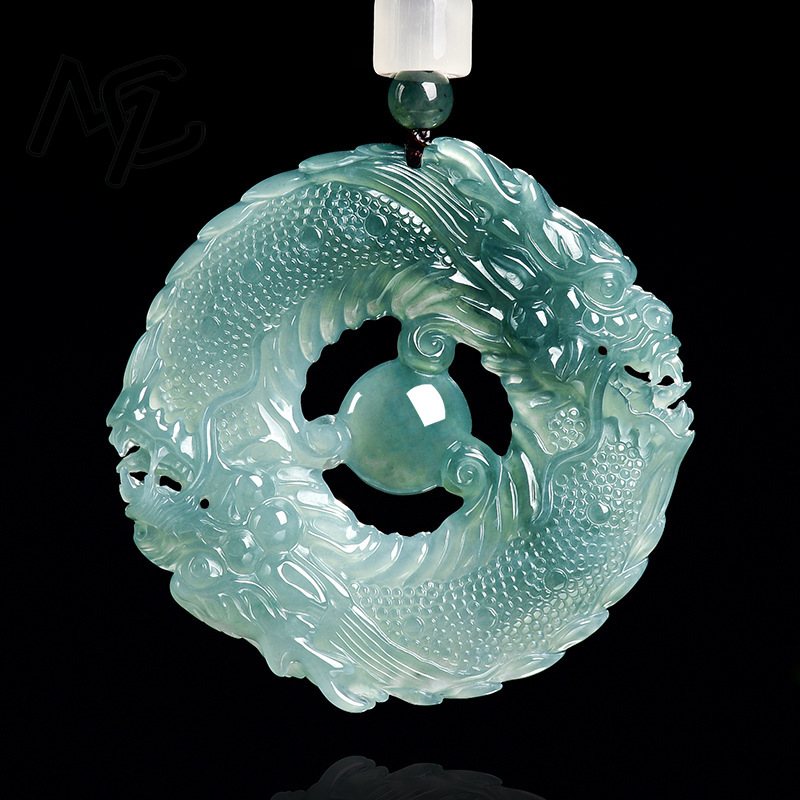 Colgante de Jadeíta Natural co - Jewelry & Watches Store reseña y precio