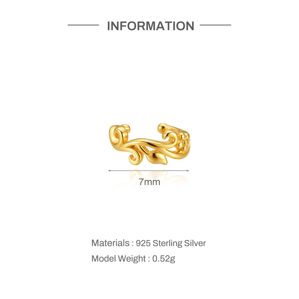Aide - Pendientes de Plata de  - Ear Cuff No Piercing reseña y precio