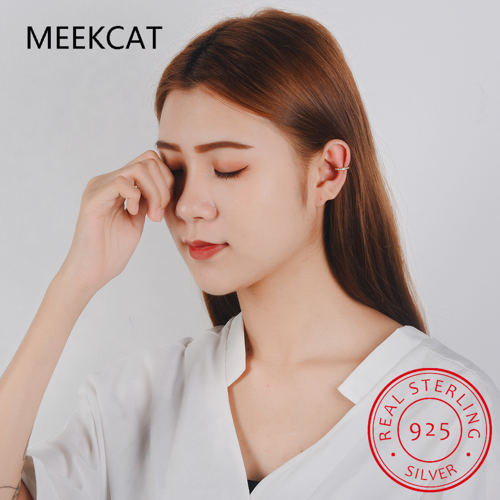 Pendientes de plata de ley 925 - Ear Cuff No Piercing reseña y precio