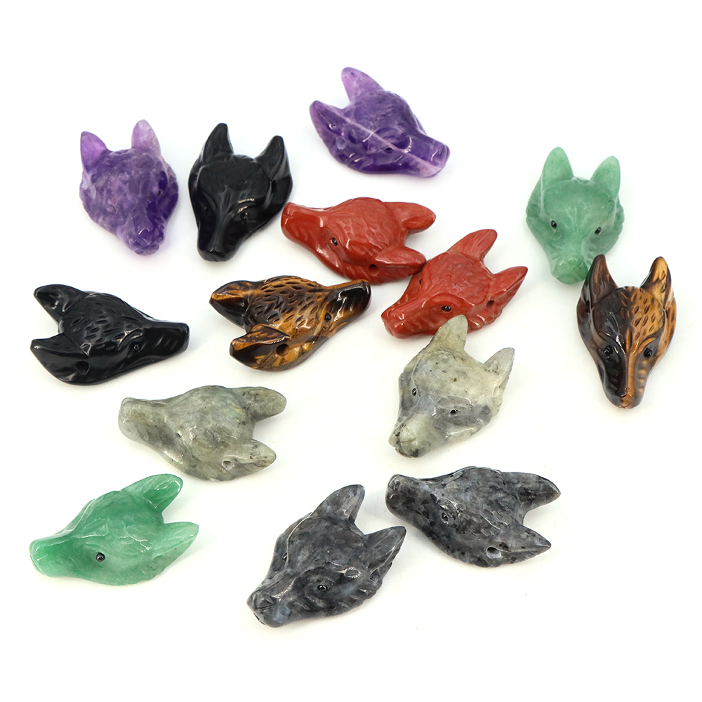 Colgante de piedra con cabeza  - Wolf Jewelry & Watches Tampa reseña y precio