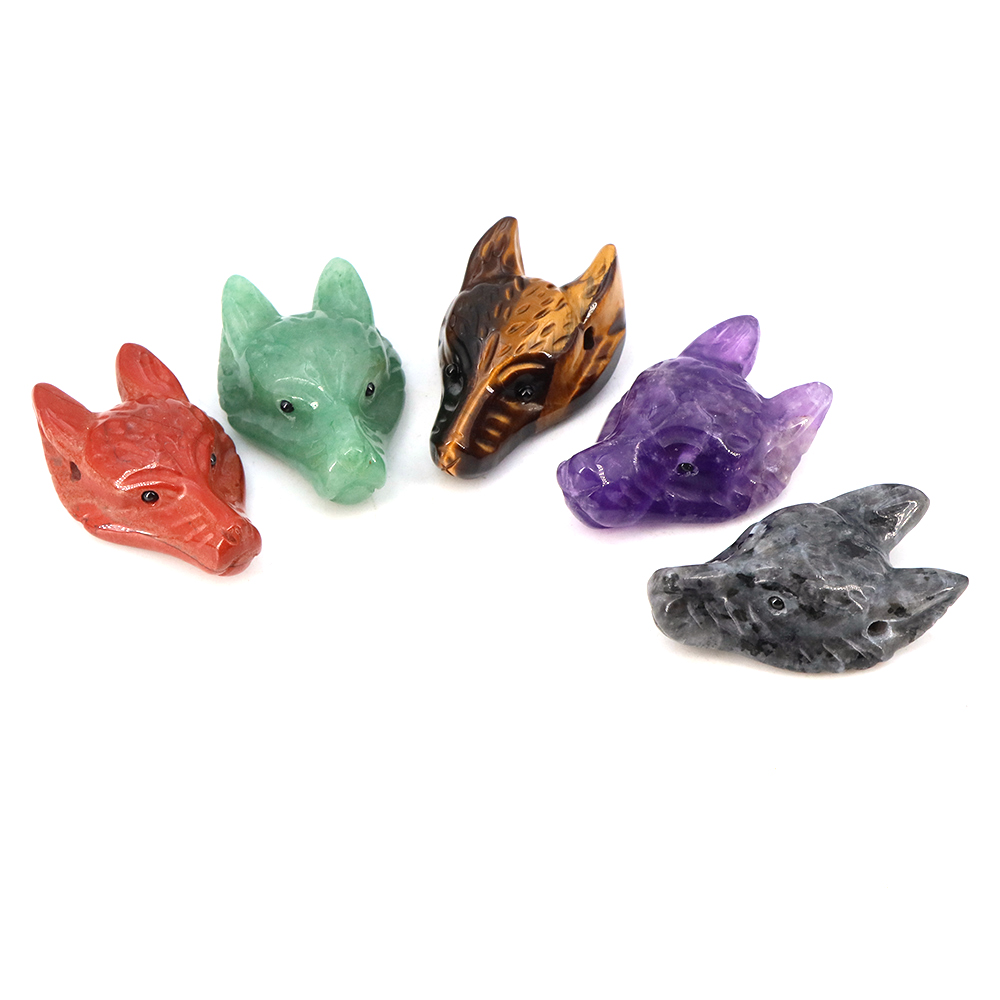 Colgante de piedra con cabeza  - Wolf Jewelry & Watches Tampa reseña y precio