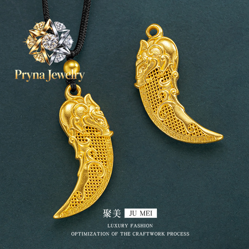 Pryna Jewelry - Collar de cuer - Wolf Jewelry & Watches Tampa reseña y precio