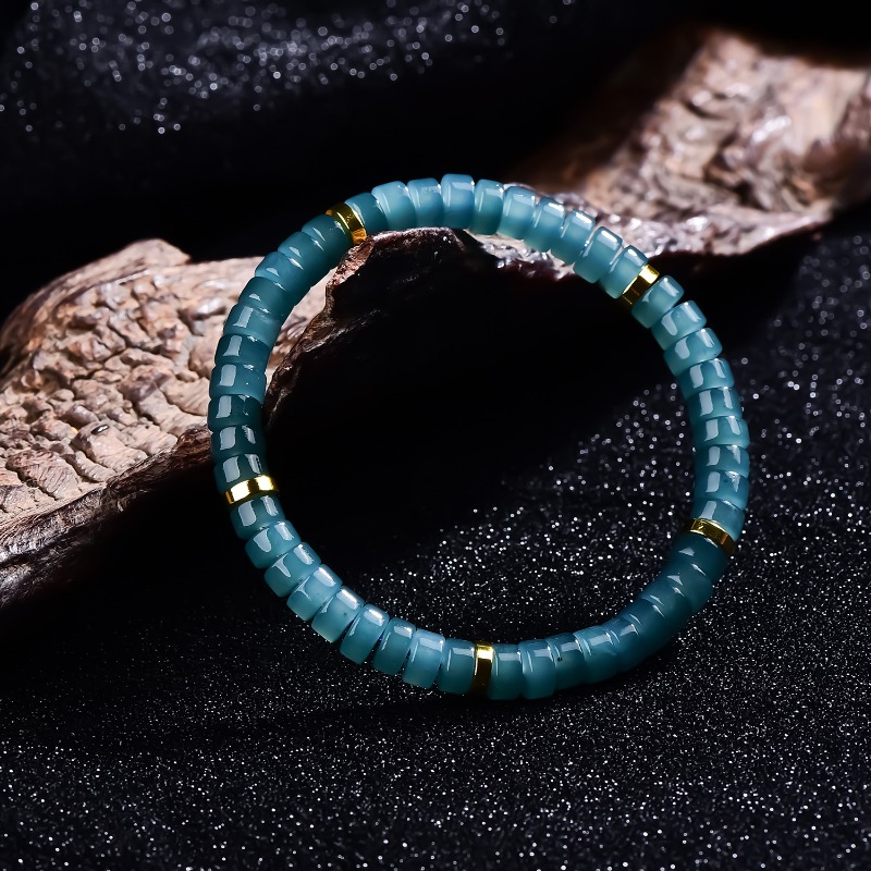 Pulsera de cuentas de jadeíta  - Jewelry & Watches Store reseña y precio
