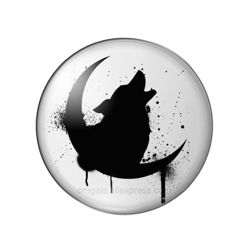 Cabujón redondo de cristal par - Wolf Jewelry & Watches Tampa reseña y precio