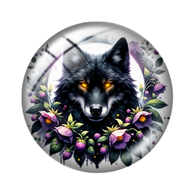 Cabujón de cristal de lobo en  - Wolf Jewelry & Watches Tampa reseña y precio