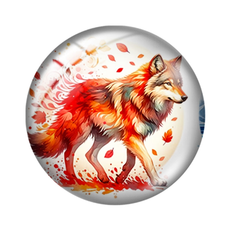 Cabujón de cristal de lobo en  - Wolf Jewelry & Watches Tampa reseña y precio