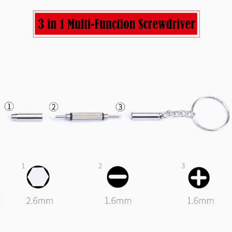 Destornillador 3 en 1 para gaf - Watch Repair Tool Kit reseña y precio