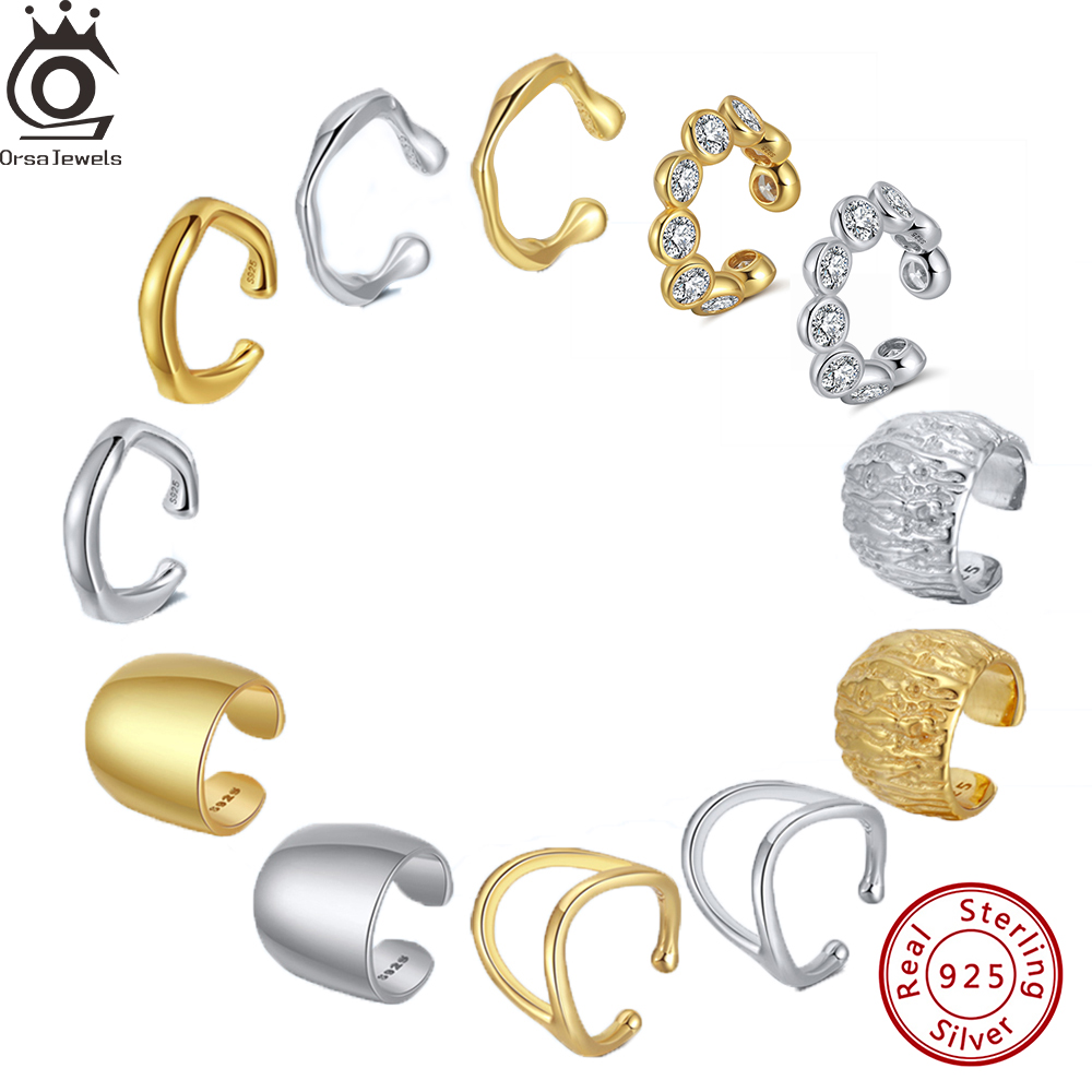 ORSA JEWELS Soild 925 Sterling - Ear Cuff No Piercing reseña y precio