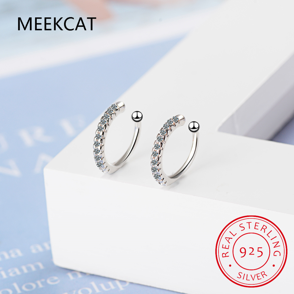 Pendientes de plata de ley 925 - Ear Cuff No Piercing reseña y precio