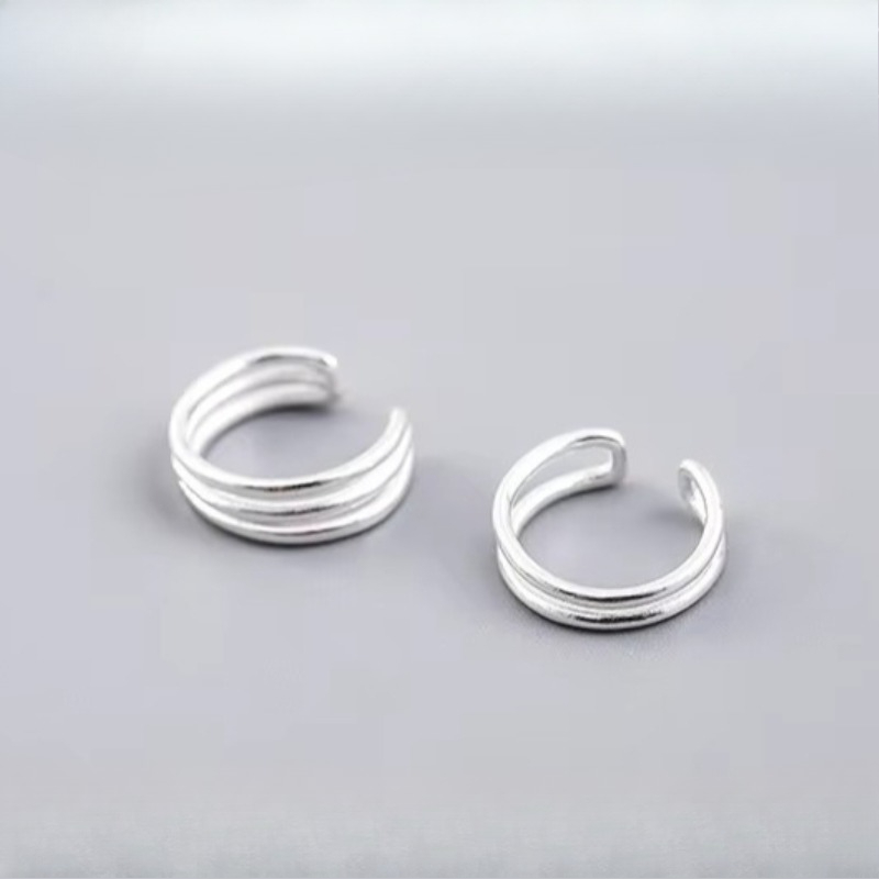 REETI-pendientes de plata de l - Ear Cuff No Piercing reseña y precio
